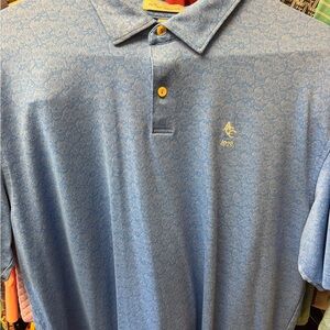 Peter Millar Blue Skull Polo Men's Shirt - XL